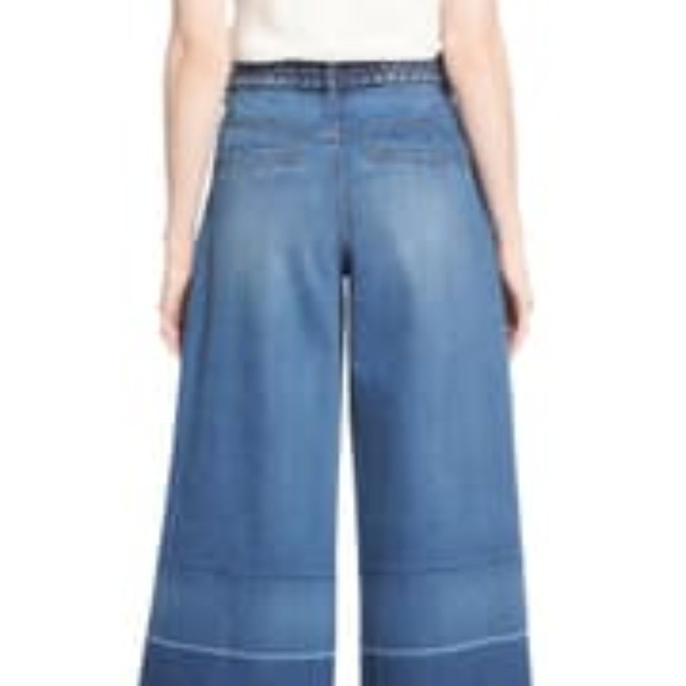 Olivia Palermo & Chelsea28 High Rise Denim Culotte - Picture 4 of 13